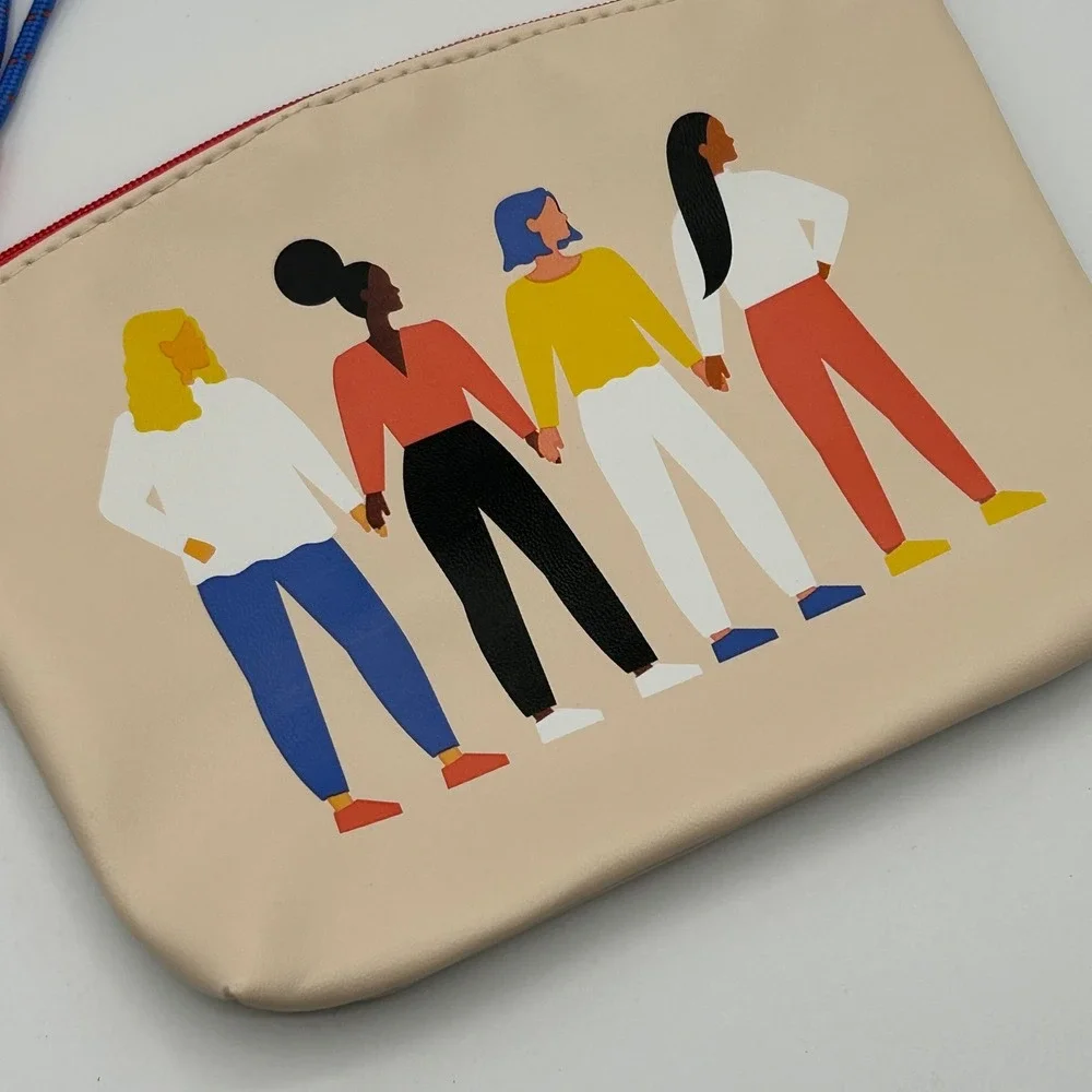 Ipsy Women Empowerment Cosmetic Makeup Bag Pouch Cream Confidence Inspiration